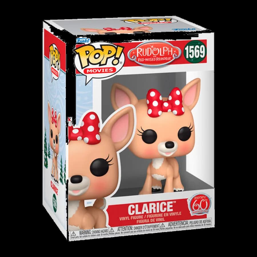 FUNKO POP! MOVIES: RUDOLPH THE RED NOSED REINDEER - CLARICE #1569 VINYL FIGURE