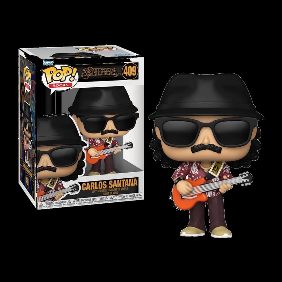 FUNKO POP! ROCKS: SANTANA - CARLOS SANTANA #409 VINYL FIGURE