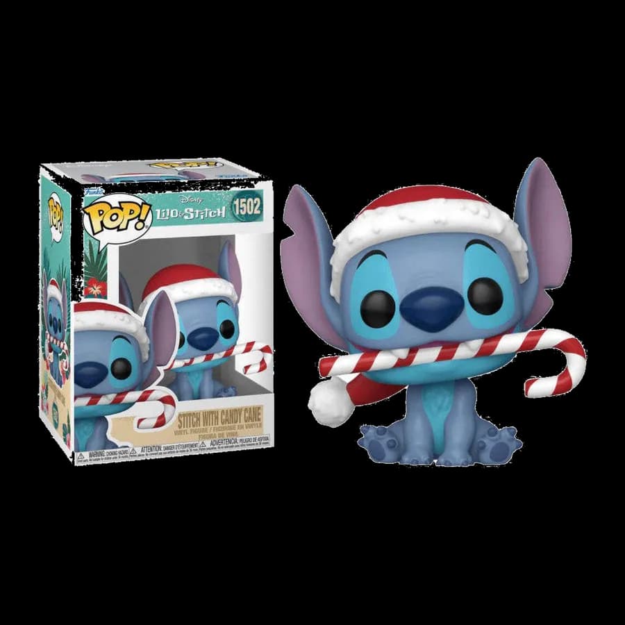 FUNKO POP! DISNEY: LILO & STITCH HOLIDAY - STITCH WITH CANDY CANE #1502 VINYL FIGURE