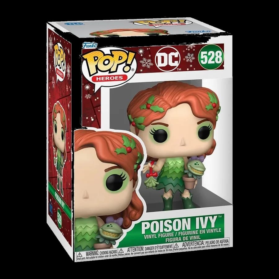 FUNKO POP! HEROES DC: COMIC HOLIDAY 2024 - POISON IVY #528 VINYL FIGURE