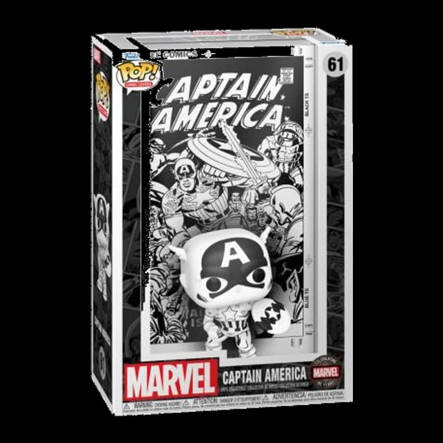 FUNKO POP! COMIC COVERS: MARVELS 85th - CAPTAIN AMERICA #61 VINYL FIGURE