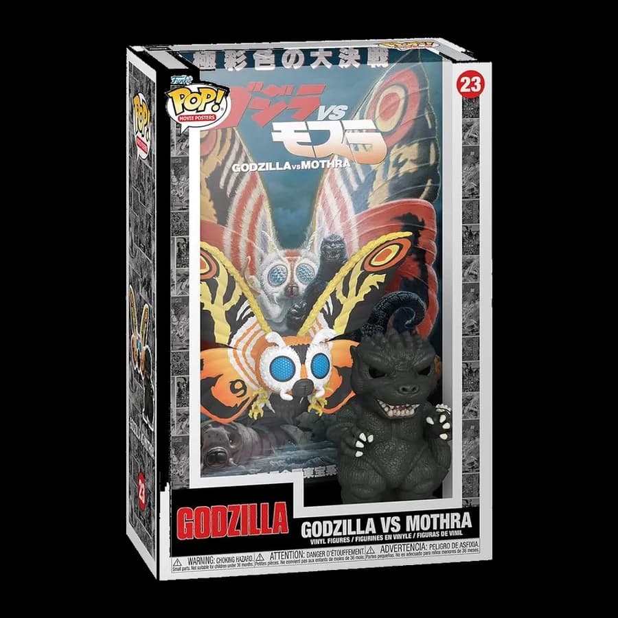 FUNKO POP! MOVIE POSTER: GODZILLA 70th ANNIVERSARY - GODZILLA vs MOTHRA #23 VINYL FIGURE