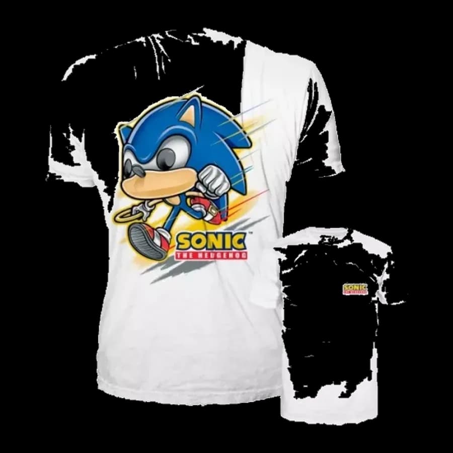 FUNKO POP! TEES (ADULT) SONIC - SONIC (RUNNING) T-SHIRT (M)