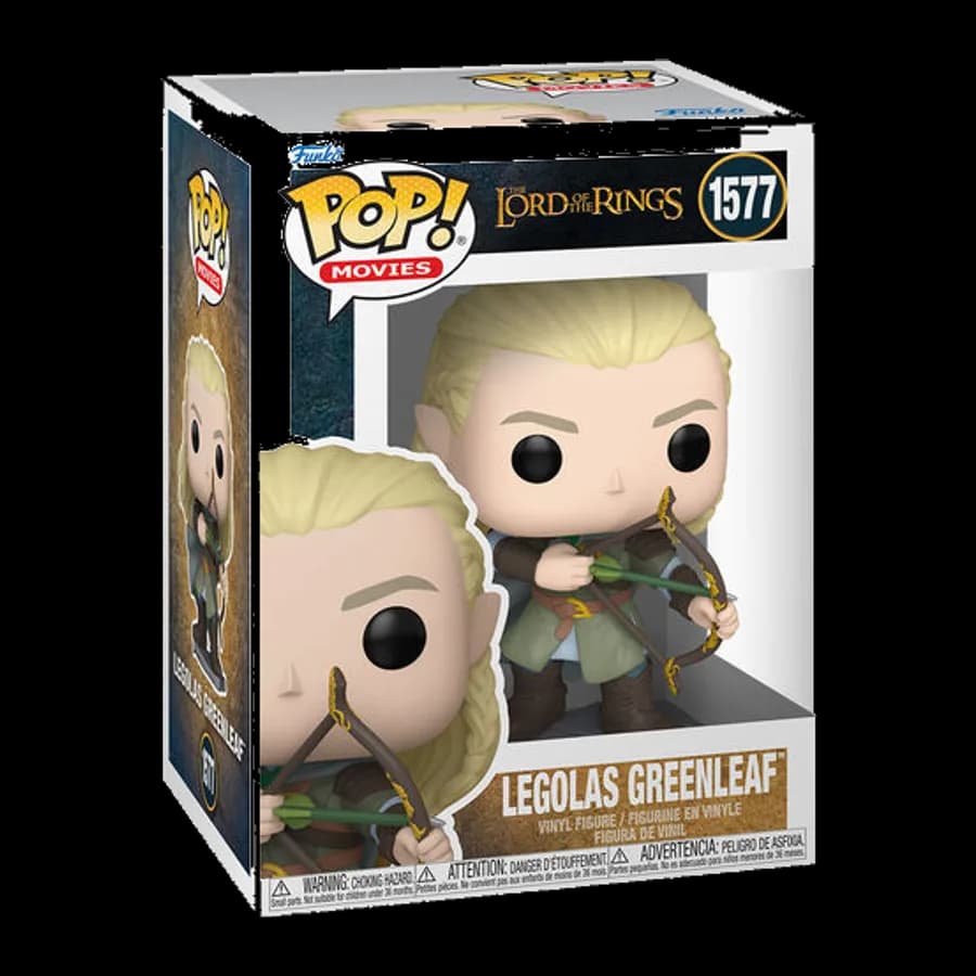 FUNKO POP! MOVIES: THE LORD OF THE RINGS - LEGOLAS GREENLEAF #1577 VINYL FIGURE