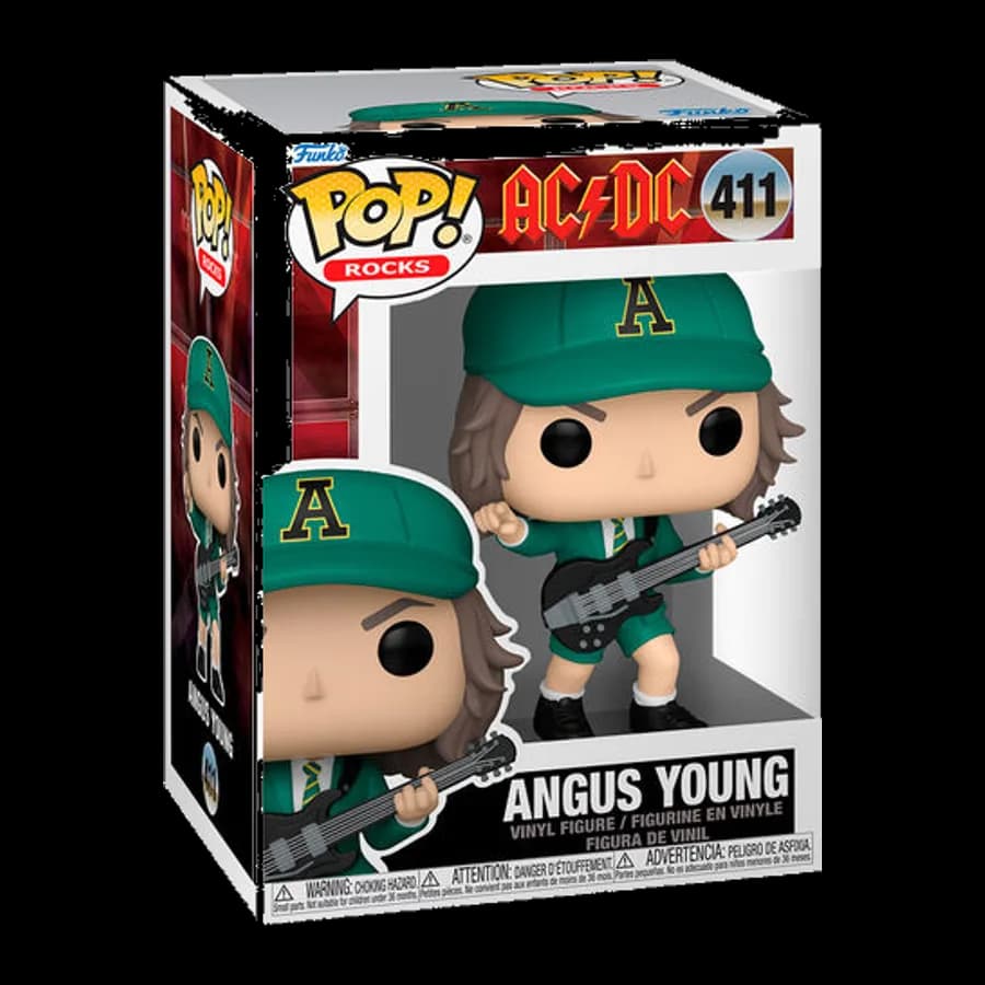 FUNKO POP! ROCKS: AC/DC - ANGUS YOUNG (GREEN) #411 VINYL FIGURE