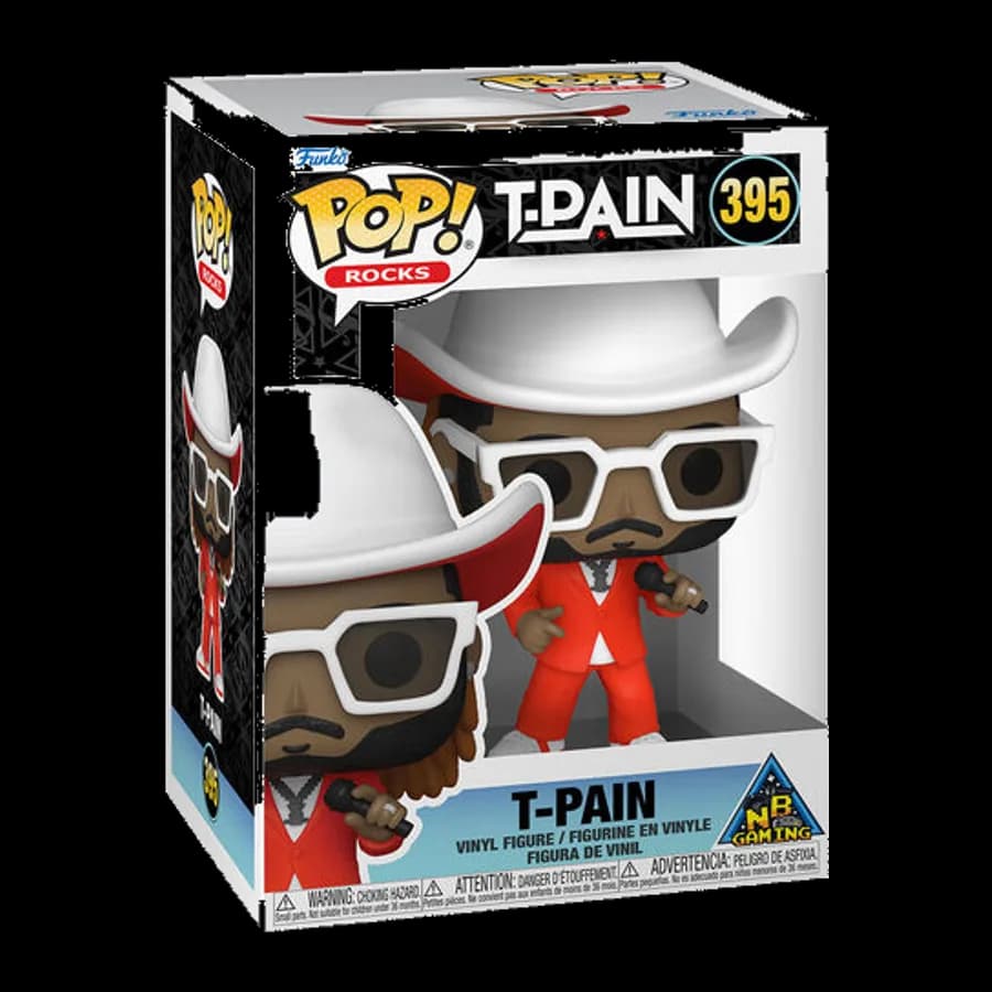 FUNKO POP! ROCKS: NB GAMING - T-PAIN #395 VINYL FIGURE