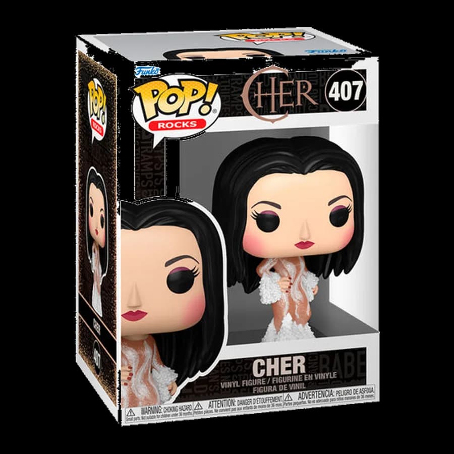 FUNKO POP! ROCKS: CHER - CHER (MET GALA 1974) #407 VINYL FIGURE
