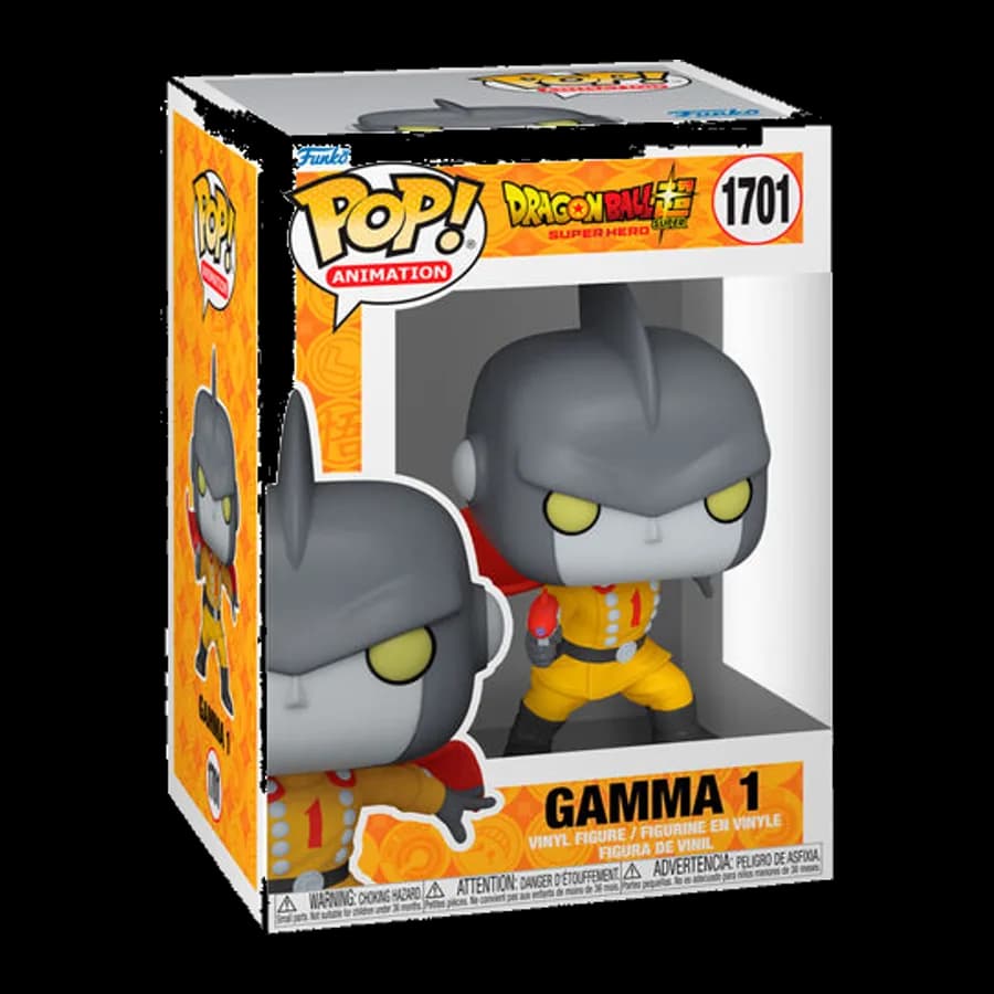 FUNKO POP! ANIMATION: DRAGON BALL SUPER HERO - GAMMA 1 #1701 VINYL FIGURE