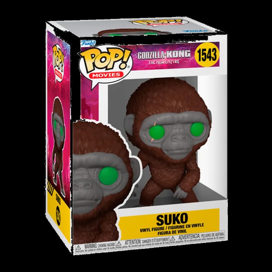 FUNKO POP! MOVIES: GODZILLA vs KONG: THE NEW EMPIRE - SUKO #1543 VINYL FIGURE