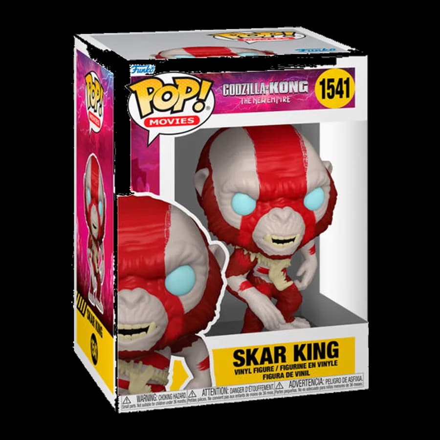 FUNKO POP! MOVIES: GODZILLA vs KONG: THE NEW EMPIRE - SKAR KING #1541 VINYL FIGURE