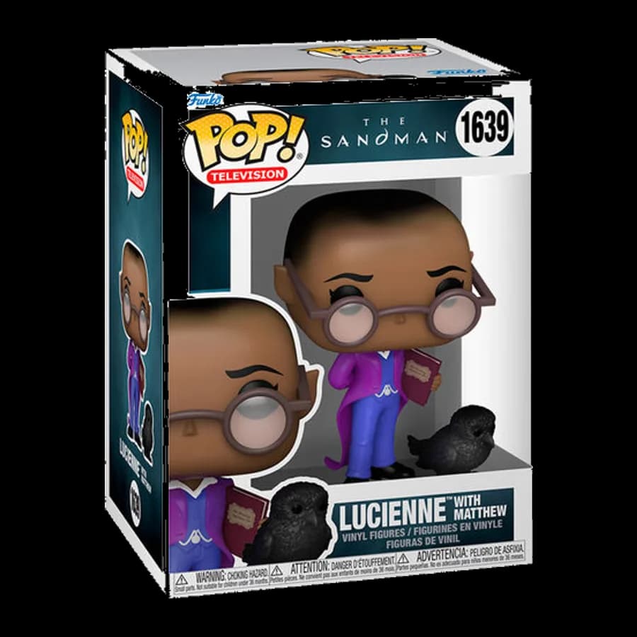 FUNKO POP! TELEVISION: THE SANDMAN - LUCIENNE WITH MATTHEW #1639 VINYL FIGURE