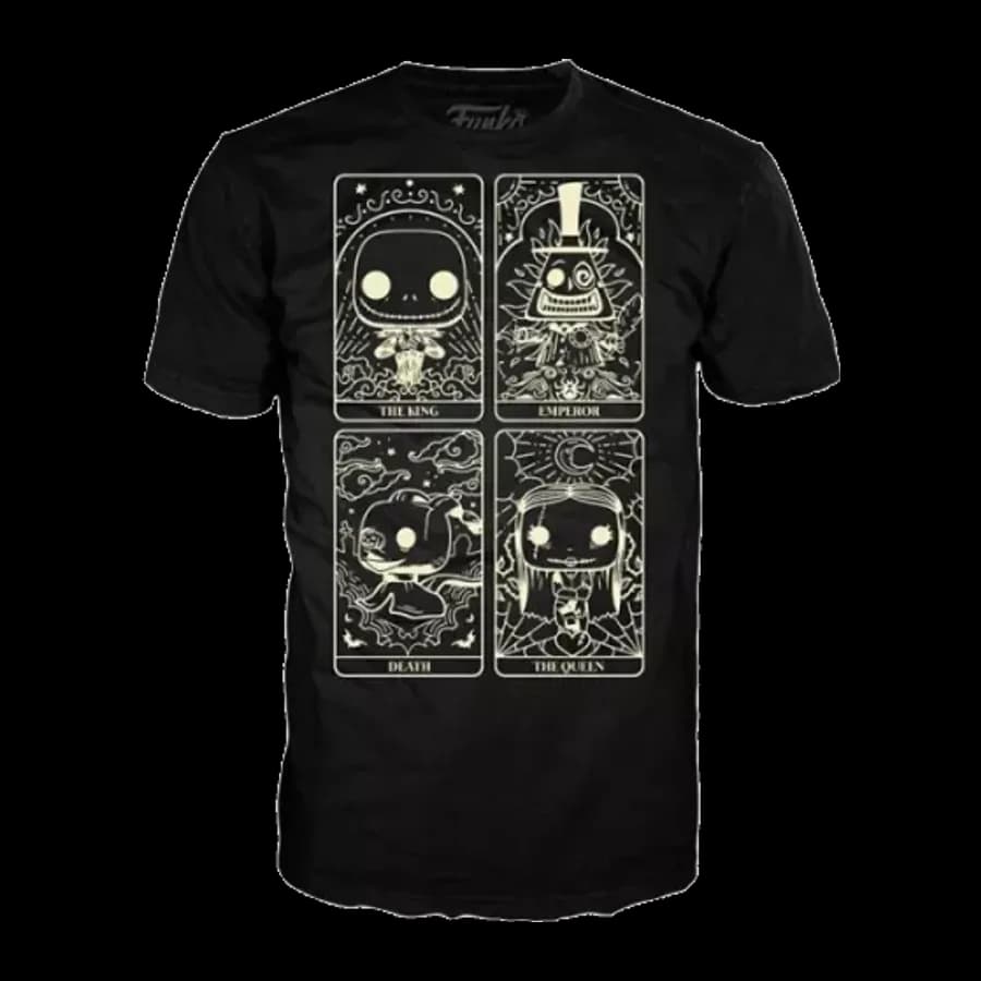 FUNKO POP! TEE (ADULT) DISNEY: THE NIGHTMARE BEFORE CHRISTMAS - TAROT CARD T-SHIRT (M)