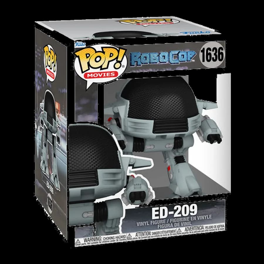FUNKO POP! MOVIES SUPER: ROBOCOP - ED-209 #1636 VINYL FIGURE (6'')