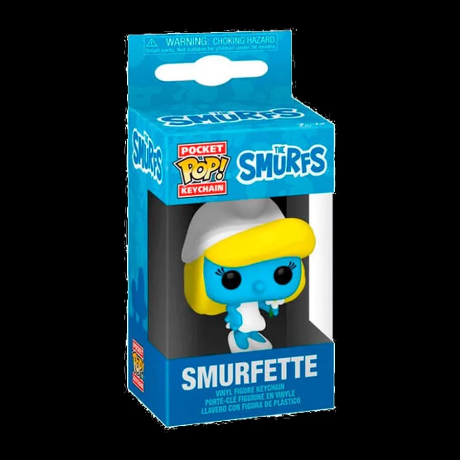 FUNKO POCKET POP! THE SMURFS - SMURFETTE VINYL FIGURE KEYCHAIN
