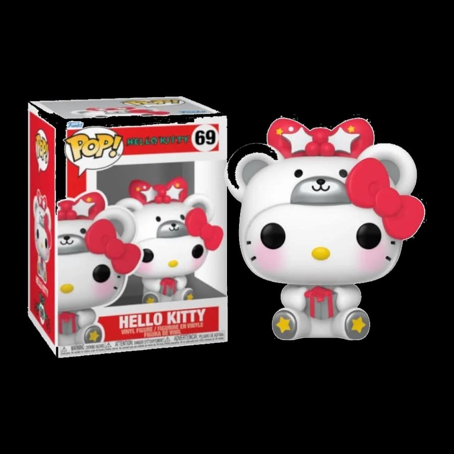 FUNKO POP! HELLO KITTY - HELLO KITTY (POLAR BEAR) (METALLIC) #69 VINYL FIGURE