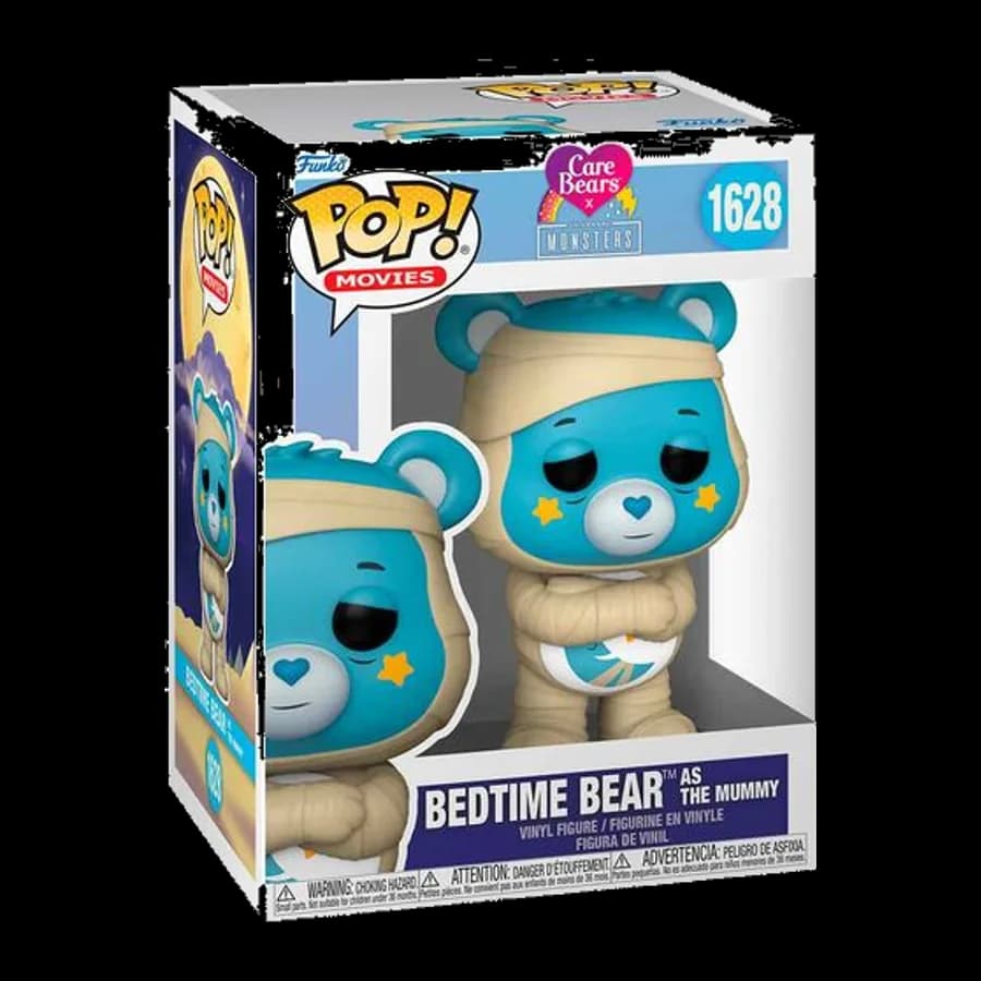 FUNKO POP! MOVIES: CAREBEARS x UNIVERSAL MONSTERS - BEDTIME BEAR AS THE MUMMY #1628 VINYL FIGURE
