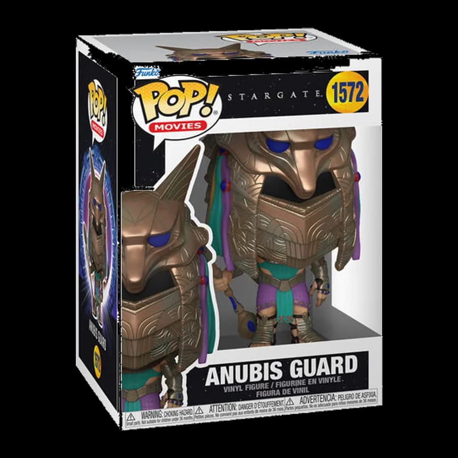 FUNKO POP! MOVIES: STARGATE - ANUBIS GUARD (METALLIC) #1572 VINYL FIGURE
