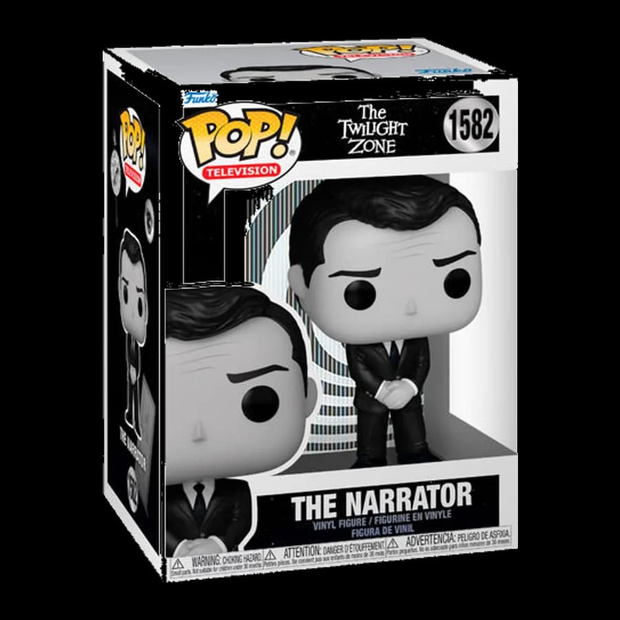 FUNKO POP! TELEVISION: THE TWILIGHT ZONE - THE NARRATOR #1582 VINYL FIGURE