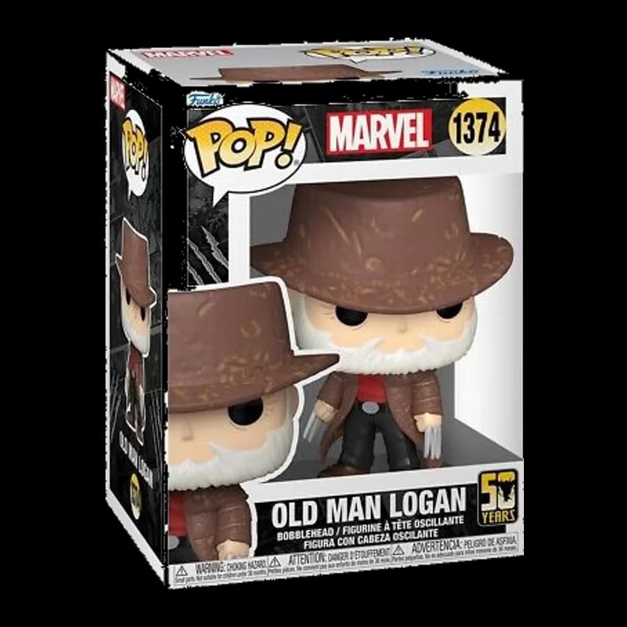 FUNKO POP! MARVEL: WOLVERINE 50th - OLD MAN LOGAN #1374 BOBBLE-HEAD VINYL FIGURE