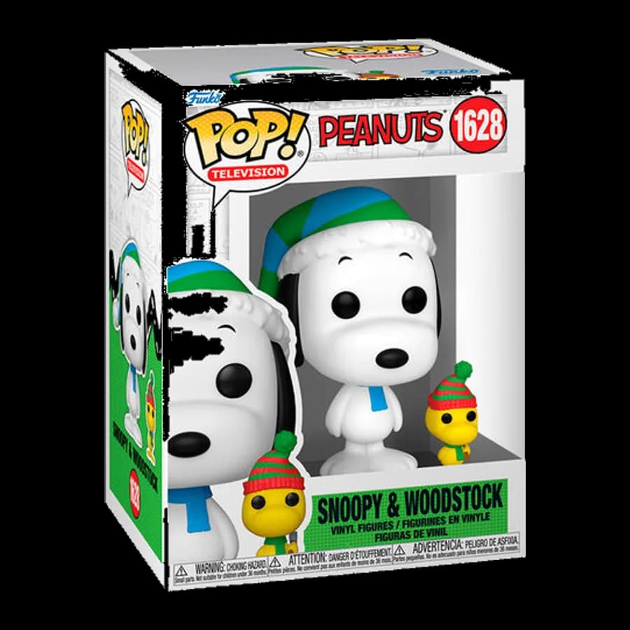 FUNKO POP! TELEVISION: PEANUTS - SNOOPY & WOODSTOCK #1628 VINYL FIGURE