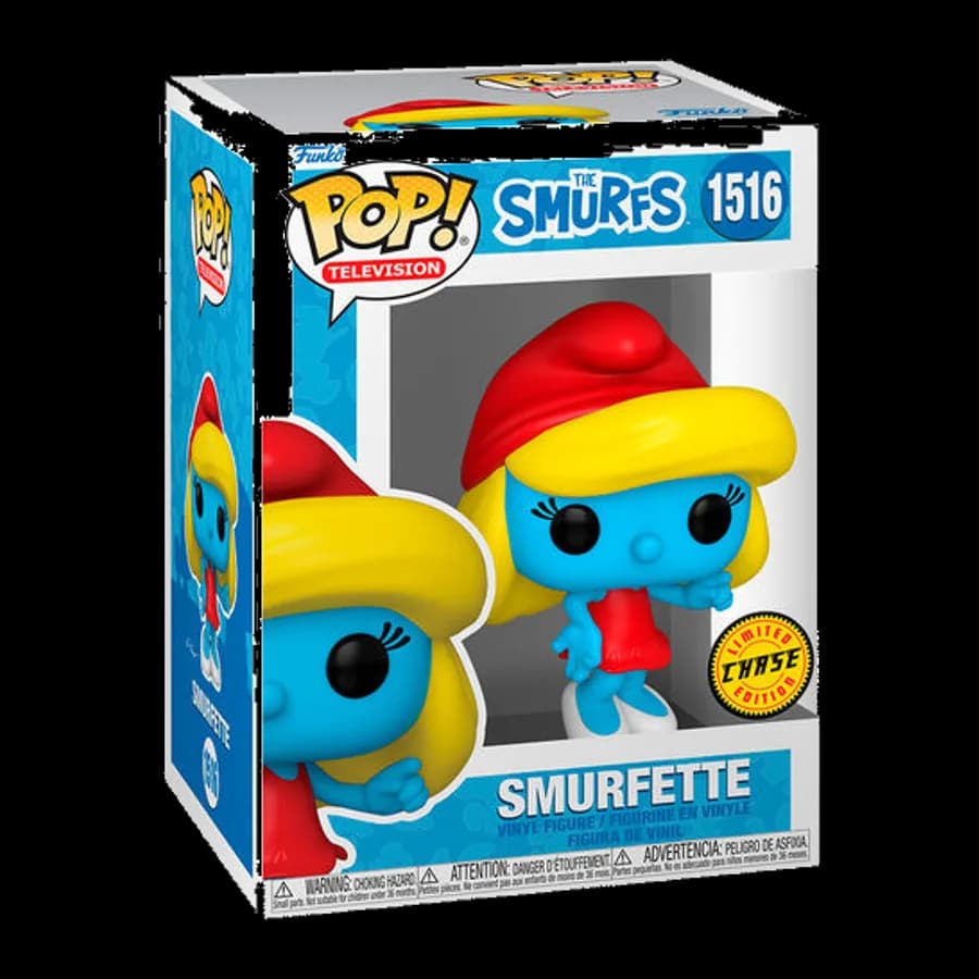 FUNKO POP! TELEVISION: THE SMURFS - SMURFETTE {CHASE EDITION} #1516 VINYL FIGURE
