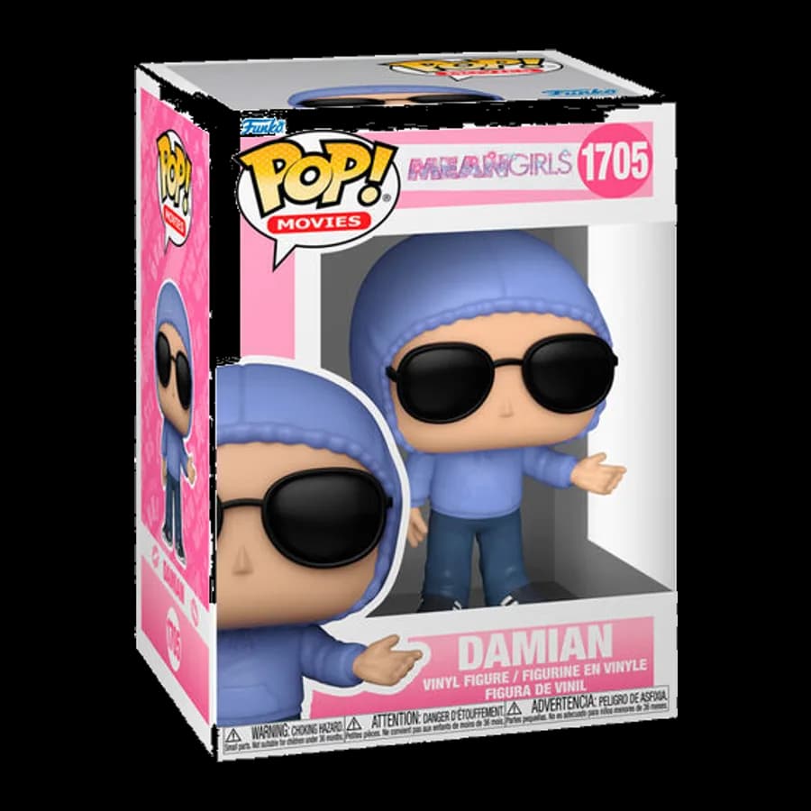FUNKO POP! MOVIES: MEAN GIRLS 20th ANNIVERSARY - DAMIAN #1705 VINYL FIGURE