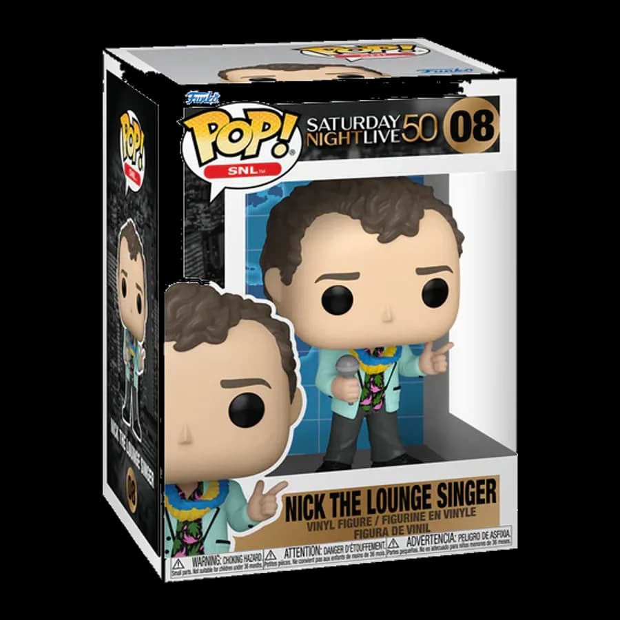 FUNKO POP! SNL: SATURDAY NIGHT LIVE 50th ANNIVERSARY - NICK THE LOUNGE SINGER #08 VINYL FIGURE