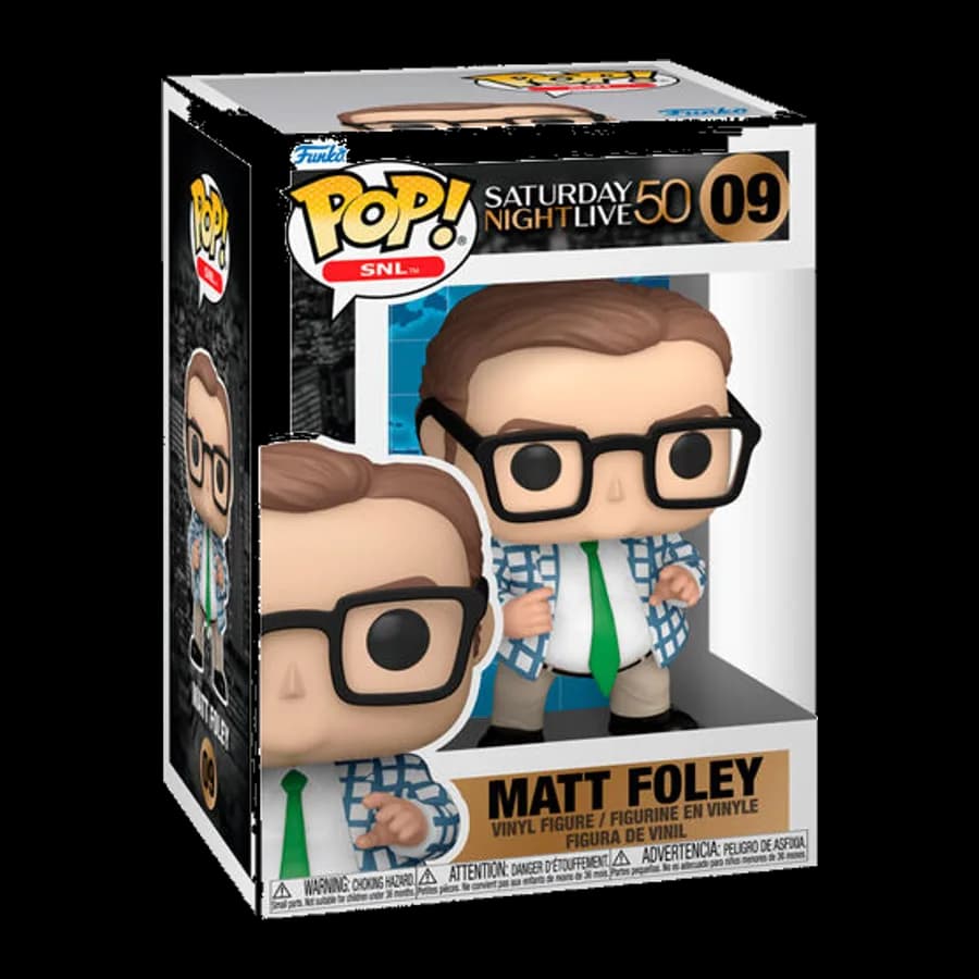 FUNKO POP! SNL: SATURDAY NIGHT LIVE 50th ANNIVERSARY - MATT FOLEY #09 VINYL FIGURE