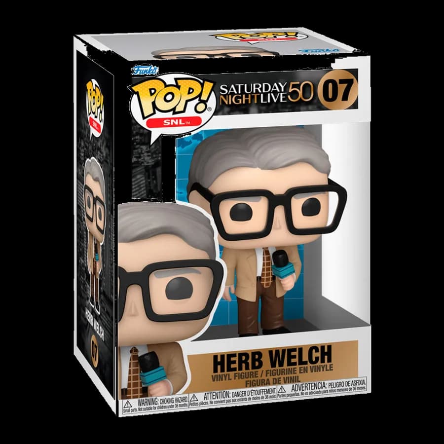 FUNKO POP! SNL: SATURDAY NIGHT LIVE 50th ANNIVERSARY - HERB WELCH #07 VINYL FIGURE
