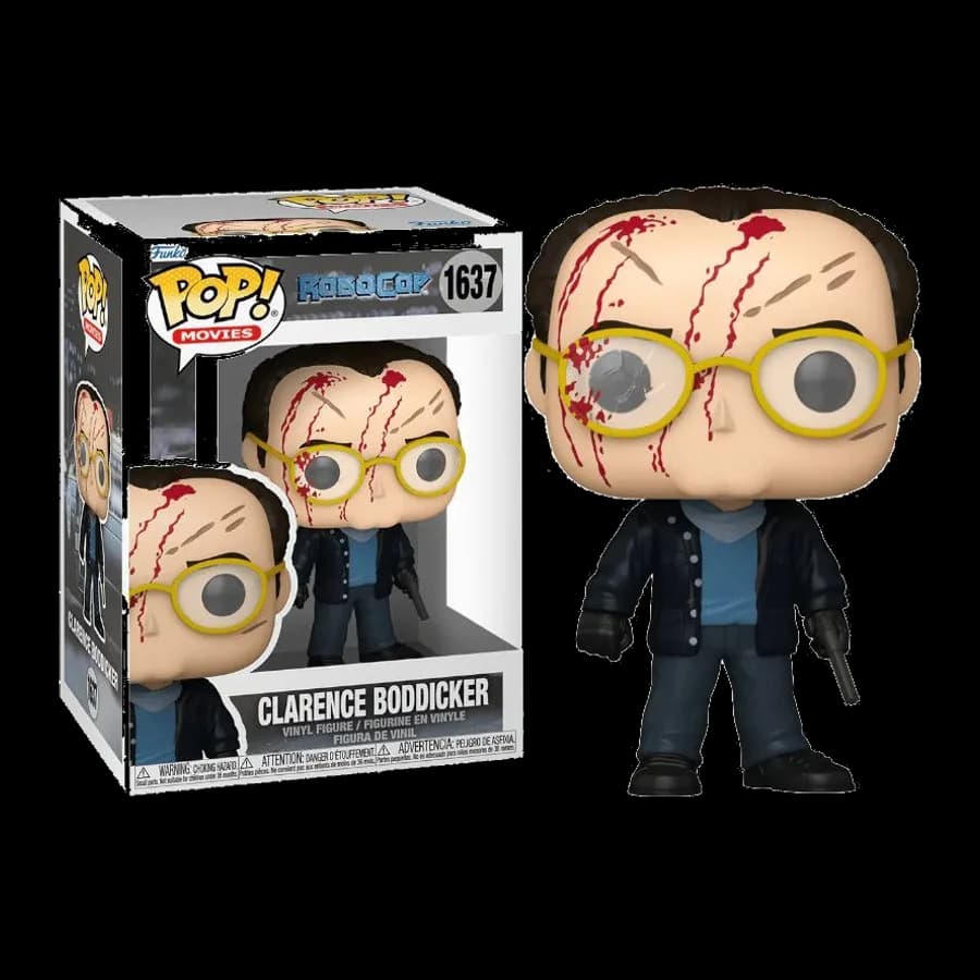 FUNKO POP! MOVIES: ROBOCOP - CLARENCE BODDICKER #1637 VINYL FIGURE