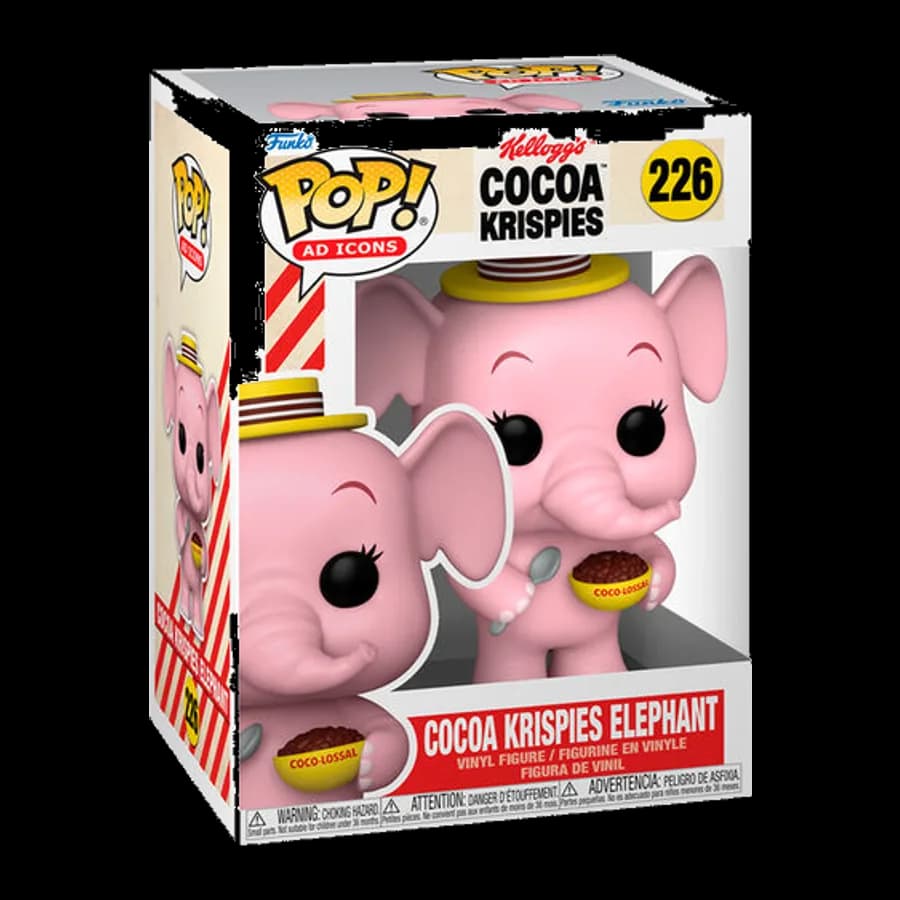 FUNKO POP! AD ICONS: KELLOGGS - COCOA KRISPIES ELEPHANT #226 VINYL FIGURE