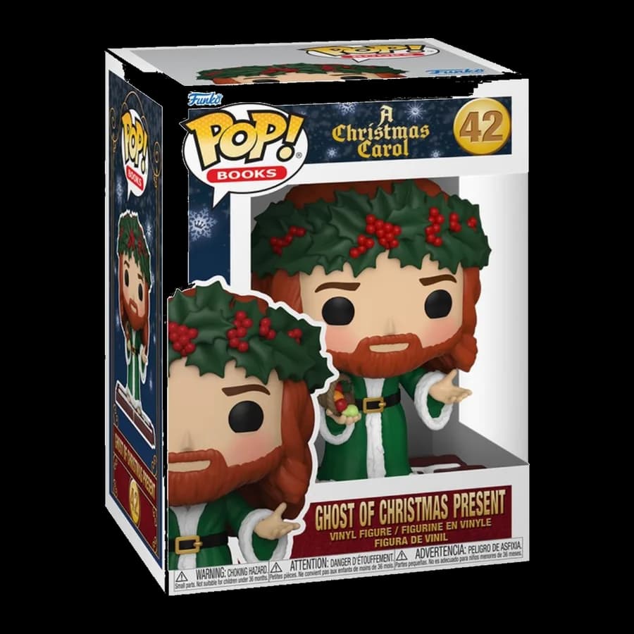FUNKO POP! BOOKS: A CHRISTMAS CAROL - GHOST OF CHRISTMAS PRESENT #42 VINYL FIGURE