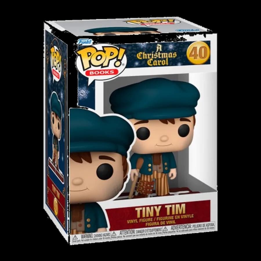 FUNKO POP! BOOKS: A CHRISTMAS CAROL - TINY TIM #40 VINYL FIGURE