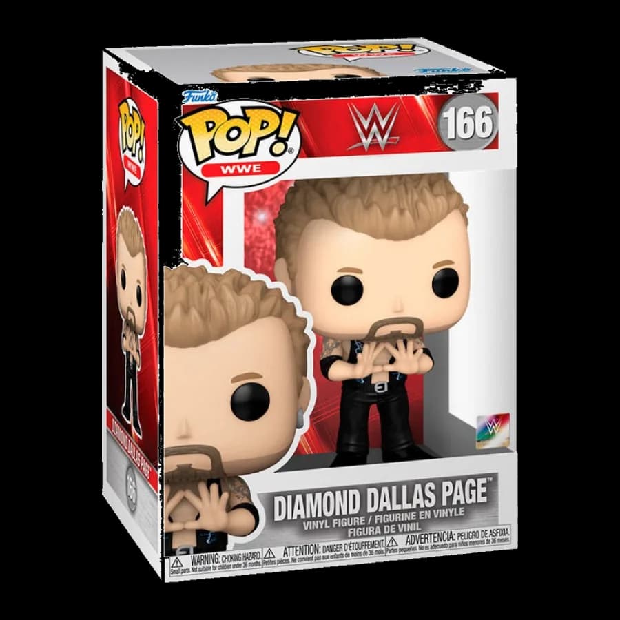 FUNKO POP! WWE - DIAMOND DALLAS PAGE #166 VINYL FIGURE