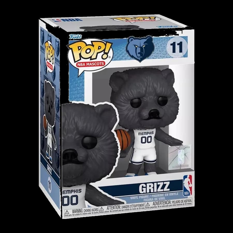 FUNKO POP! NBA MASCOTS: MEMPHIS - GRIZZ #11 VINYL FIGURE