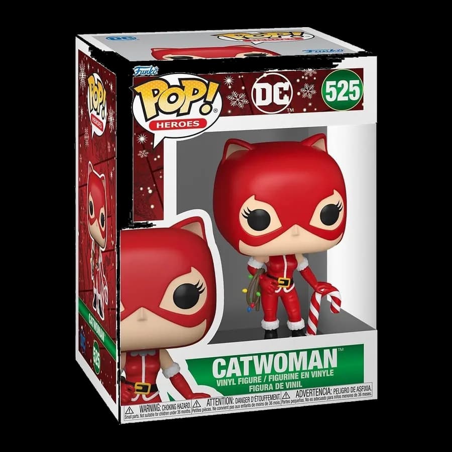 FUNKO POP! HEROES: DC COMICS HOLIDAY 2024 - CATWOMAN #525 VINYL FIGURE