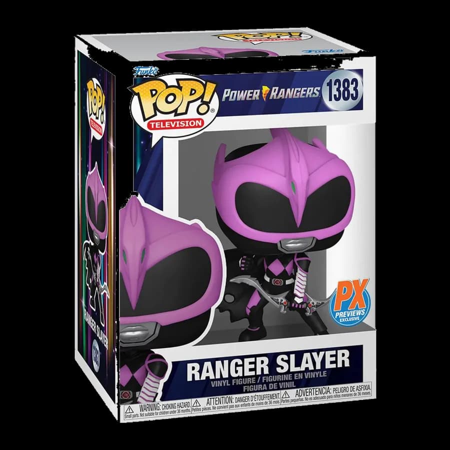 FUNKO POP! TELEVISION: POWER RANGERS S8 - RANGER SLAYER (PX PREVIEWS EXCLUSIVE) #1383 VINYL FIGURE
