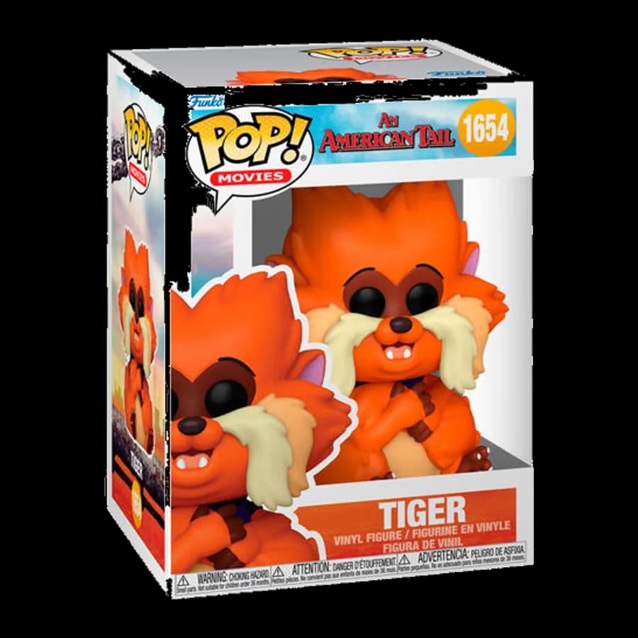 FUNKO POP! MOVIES: AN AMERICAN TAIL - TIGER #1654 VINYL FIGURE