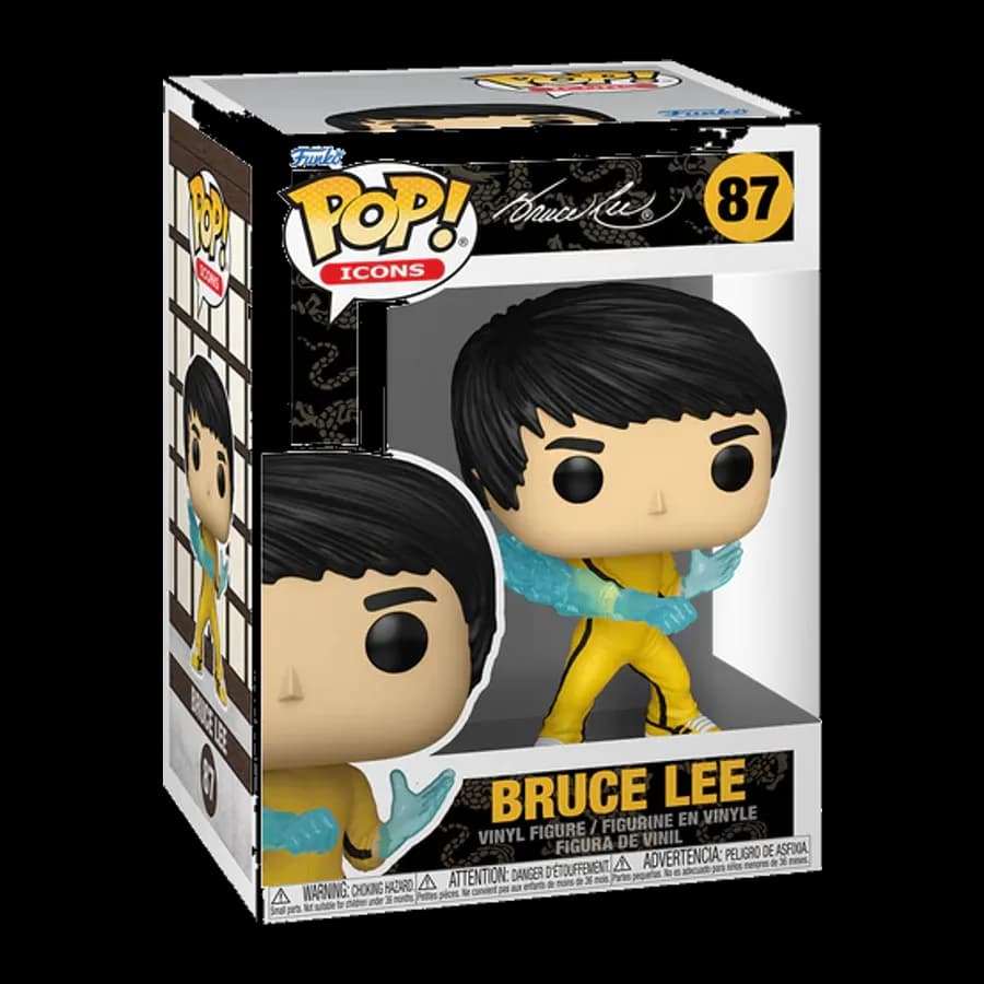 FUNKO POP! ICONS: BRUCE LEE - BRUCE LEE #87 VINYL FIGURE