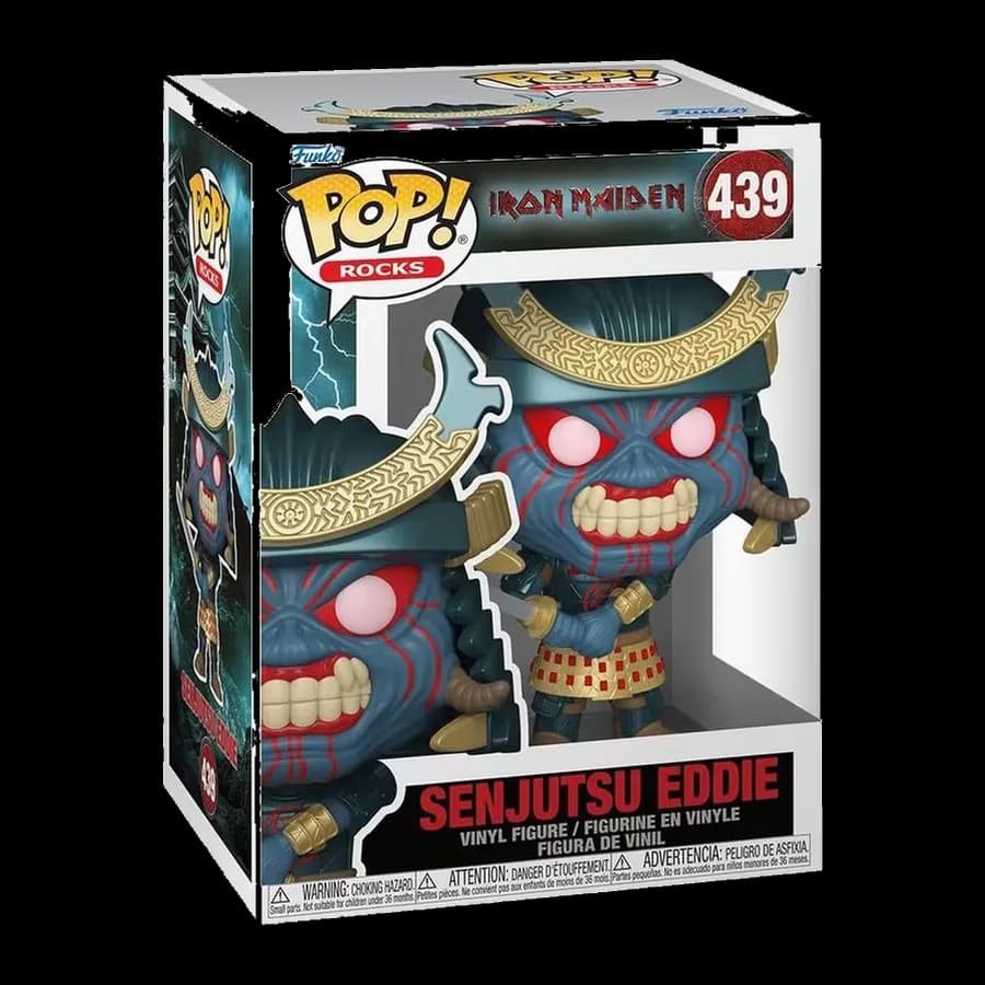 FUNKO POP! ROCKS: IRON MAIDEN - SENJUTSU EDDIE #439 VINYL FIGURE