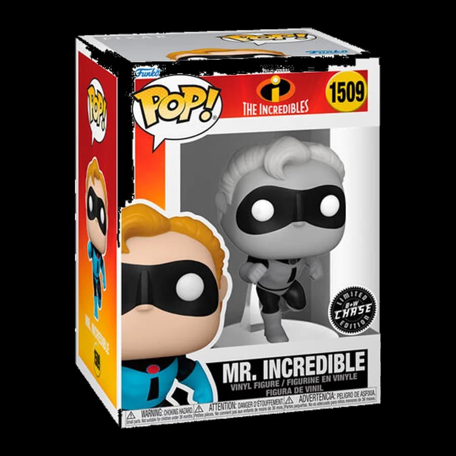 FUNKO POP! DISNEY PIXAR: THE INCREDIBLES (20th ANNIVERSARY) - MR. INCREDIBLE {CHASE EDITION} #1509 VINYL FIGURE