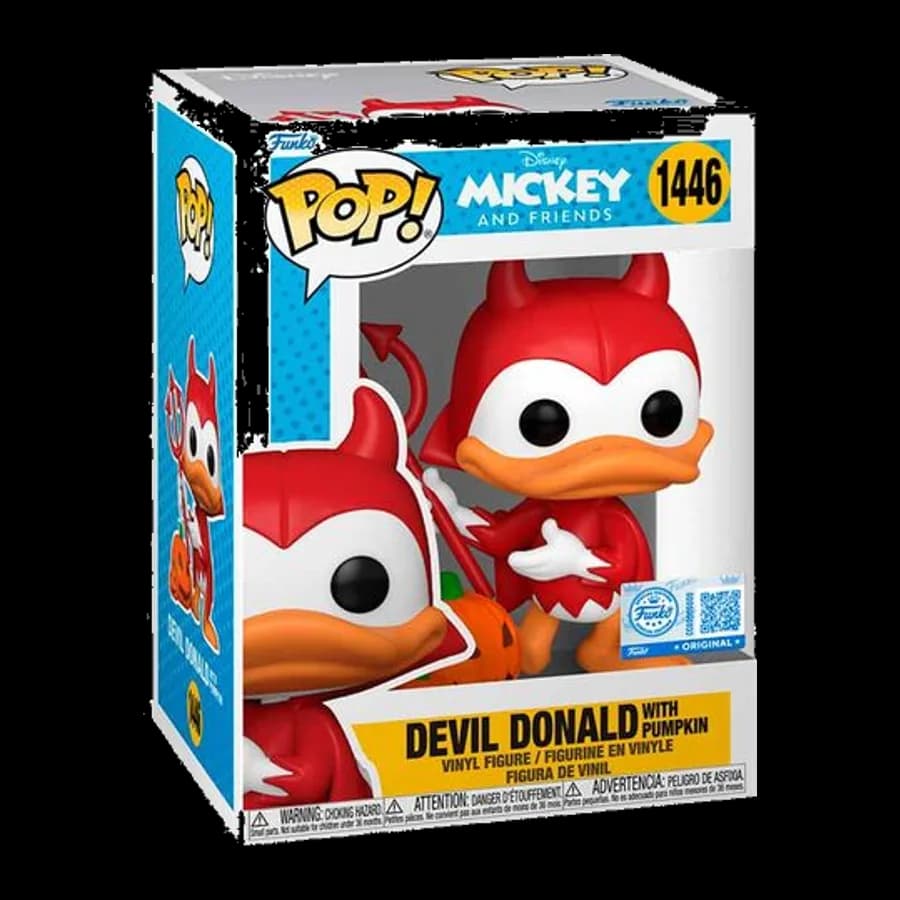 FUNKO POP! DISNEY: MICKEY AND FRIENDS - DEVIL DONALD #1446 VINYL FIGURE