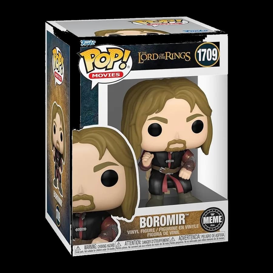 FUNKO POP! MOVIES: THE LORD OF THE RINGS - BOROMIR (MEME) #1709 VINYL FIGURE