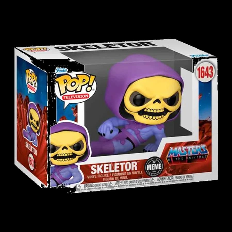FUNKO POP! TELEVISION: MASTERS OF THE UNIVERSE - SKELETOR (MEME) #1643 VINYL FIGURE