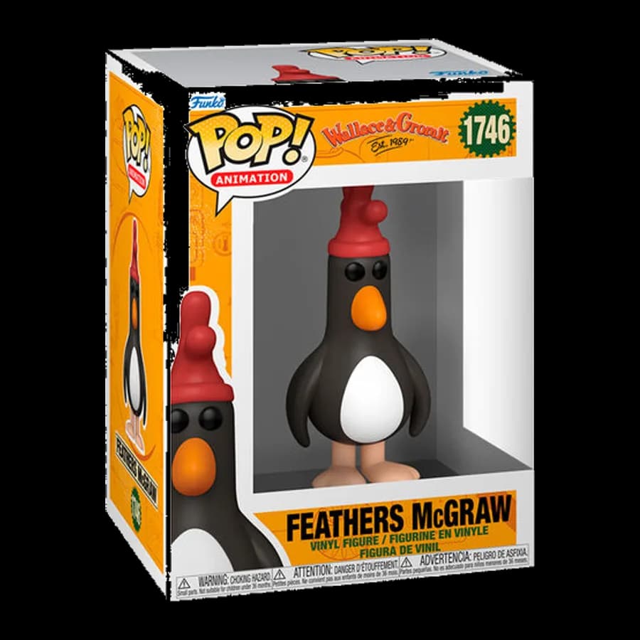 FUNKO POP! ANIMATION: WALLACE & GROMIT - FEATHERS MC GRAW #1746 VINYL FIGURE