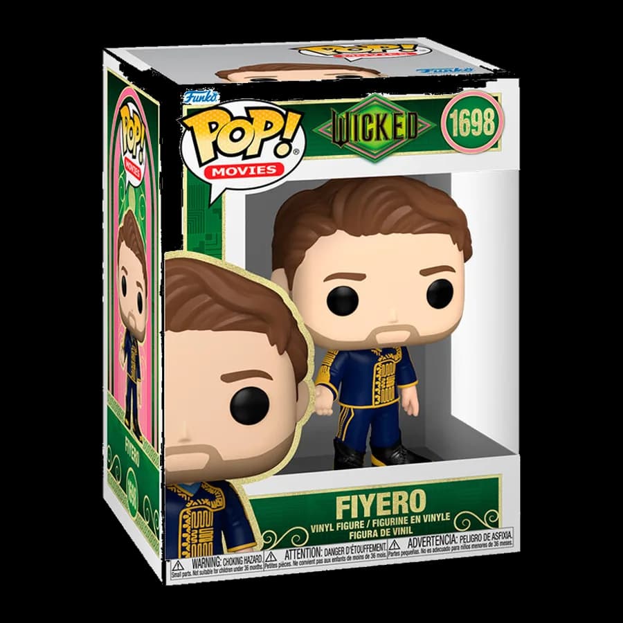 FUNKO POP! MOVIES: WICKED - FIYERO #1698 VINYL FIGURE