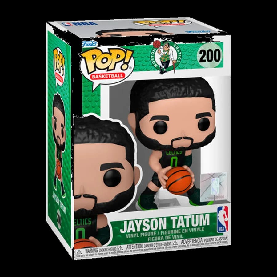 FUNKO POP! BASKETBALL: NBA BOSTON CELTICS - JAYSON TATUM (CITY EDITION 24-25) #200 VINYL FIGURE