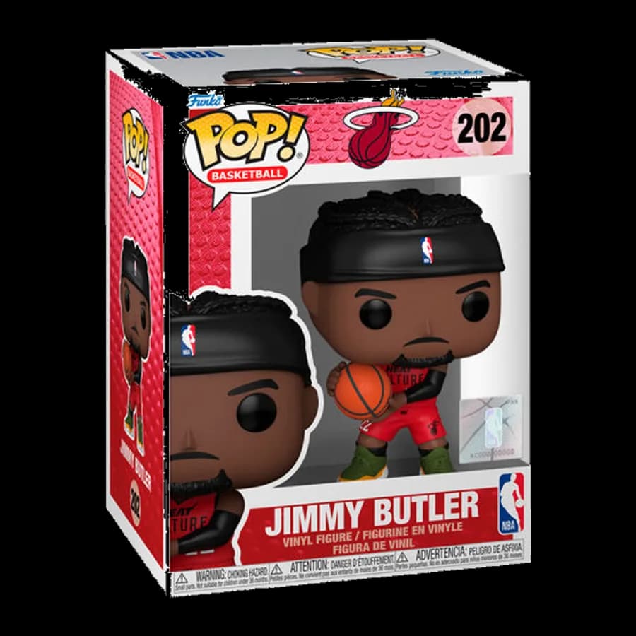 FUNKO POP! BASKETBALL: NBA HEAT - JIMMY BUTLER (CITY EDITION 24-25) #202 VINYL FIGURE