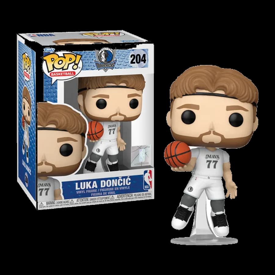 FUNKO POP! BASKETBALL: NBA MAVERICKS - LUKA DONCIC (CITY EDITION 24-25) #204 VINYL FIGURE
