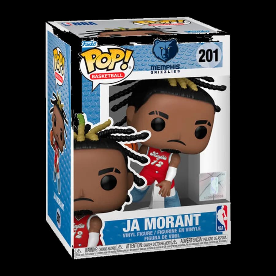 FUNKO POP! BASKETBALL: NBA MEMPHIS GRIZZLIES - JA MORANT (CITY EDITION 24-25) #201 VINYL FIGURE